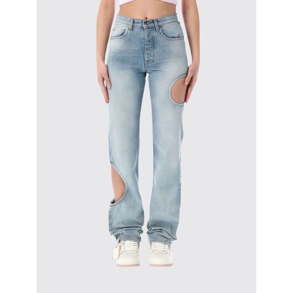 OFF-WHITE Denim - Off-White Jeans Woman Denim